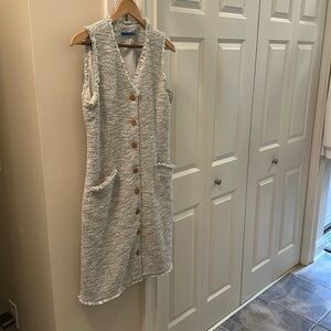 J.‎ Mclaughlin Vintage Womens Button Down Jumper Dress size 8 (Lined)